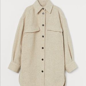 ♥️ H&M Long Shirt Jacket